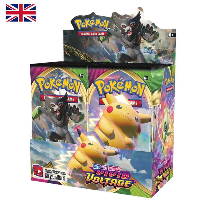 Pokémon: Shield & Sword Vivid Voltage Booster Display