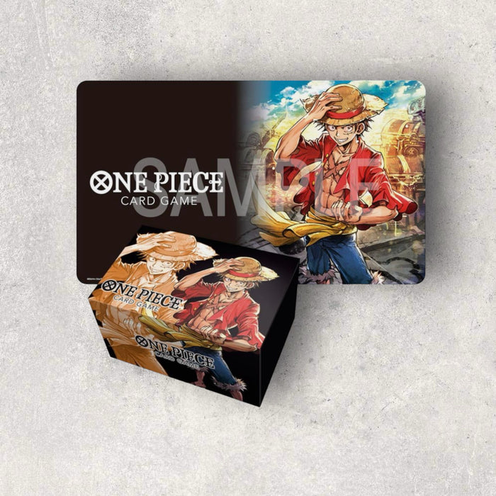 One Piece - Monkey D. Luffy Playmat und Storage Box Set